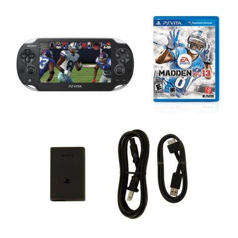 Game Console PS Vita Madden NFL 13 PlayStation Vita Wi Fi Bundle