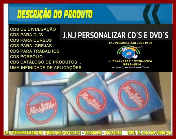 IMPRESSÃO DE CAPAS DE CDS E DVDS