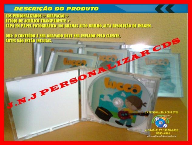 IMPRESSÃO DE CAPAS DE CDS E DVDS