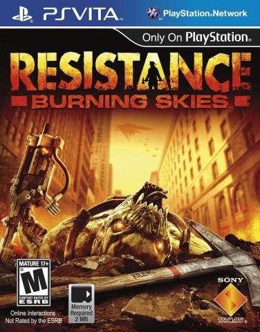 Jogo PS Vita Resistance Burning Skies