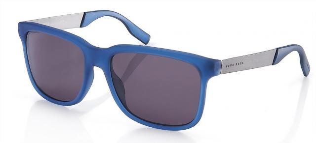 Óculos Hugo Boss Men's Silver and Blue Polarized Sunglasses