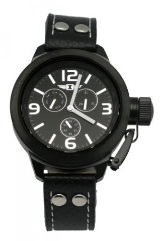 Relógio I By Invicta IBI-70113-003 Mens Multi Dial Sport Analog Watch Cushion Black