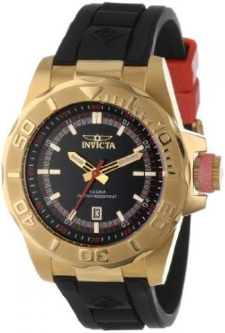 Relógio Invicta Men's 12162 Pro Diver Black Dial Black Polyurethane Watch