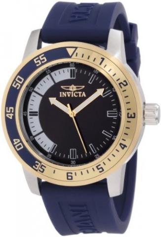 Relógio Invicta Men's 12847 Specialty Blue Dial Watch with Gold/Blue Bezel