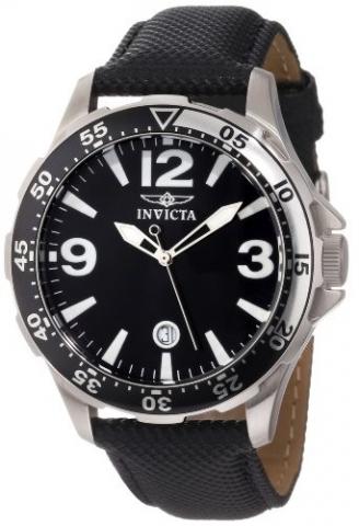 Relógio Invicta Men's 13839 Specialty Black Dial Black Nylon Watch