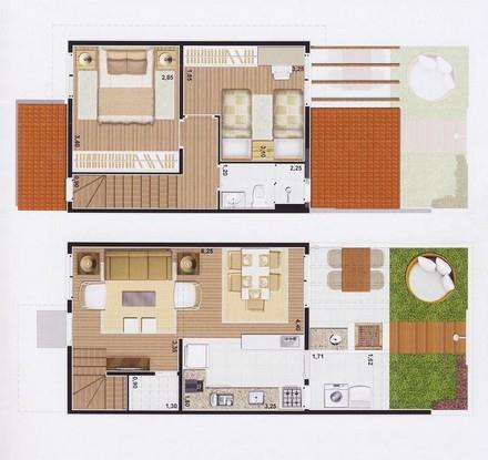 Casa pronta pra morar com 2 dormitórios em Hortolândia