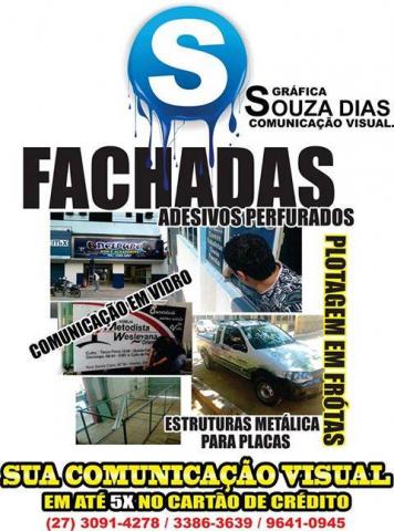 Gráfica Souza Dias, adesivos, lonas, placas e serviços em papel