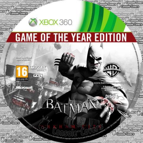 Batman Arkham City Game of The year edition Xbox