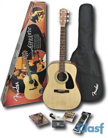 Fender - DG-8S Paquete de guitarra acústica