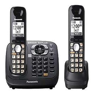 Panasonic KX-TG6582T DECT 6.0 PLUS Link-a-Cell através do telefone Bluetooth sem fio