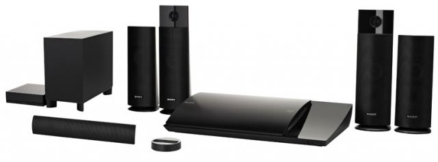 Sony - 1000W 5.1-Ch. 3D / Smart Blu-ray Home Theater System