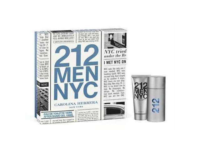 212 MEN NYC Kit Perfume EDT 100 ml Pós-Barba 100 ml