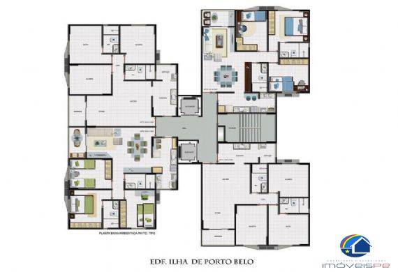 apartamento 3 dormitorios, barrio Piedade $R 60000