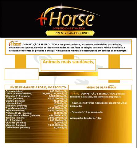 + Horse Competição / Eletrolitico