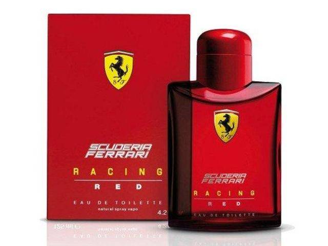 Scuderia ferrari - racing red - perfume edt vap 125ml fragância com um coquetel explosivo