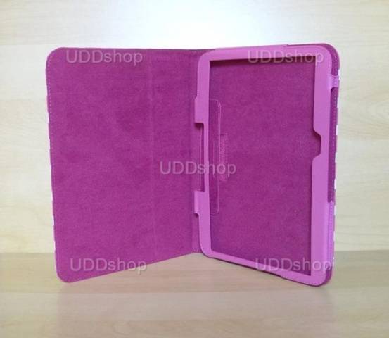 Capa Case Pink com Bolinhas Branca para Tablet Samsung Galaxy Tab3 10.1 GT-P5200, GT-P5210 e GT-P5220