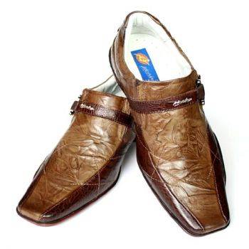 Sapato Masculino Marrom ou Preto em Couro Natural Alcalay Calçados
