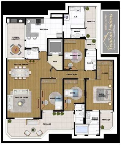 Residencial Zara - Apartamentos com 3 e 4 quartos