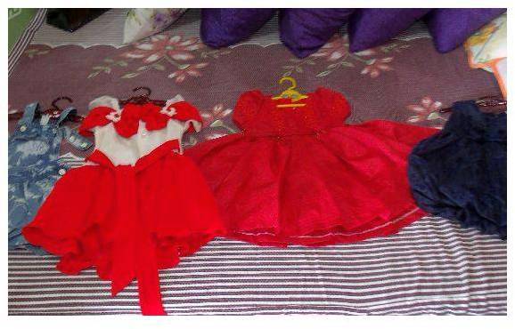 4 vestidos infantil de festa tam 2, 3, 4 por 80 reais