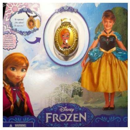 Fantasia Anna Frozen Toddler 3T - 4T por 110 reais
