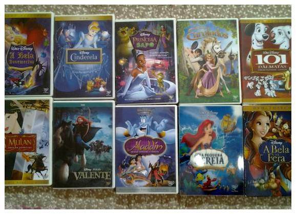 Dvds da Disney Originais por 190 reais