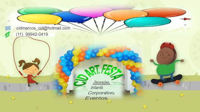 Decoração com balões para festas e eventos