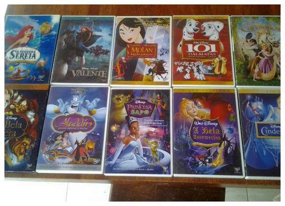 Dvds da Disney Originais por 190 reais