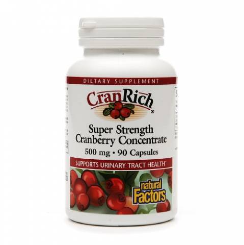 Cranberry Cranrich 500mg 90caps Natural Factors