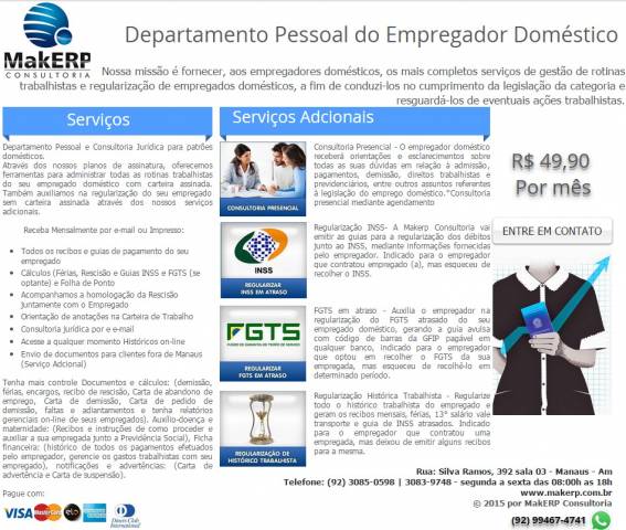 Departamento Pessoal do Empregador Doméstico