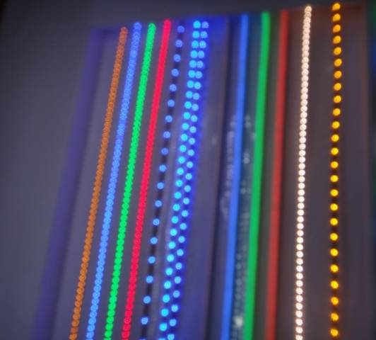 Faixa de LED indoor e outdoor, iluminação de led de comercial