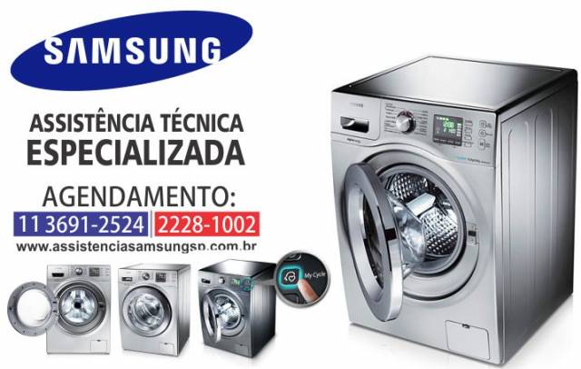 Assistência Samsung lava e seca, lavadora e secadora
