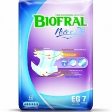 Fralda Descartável Geriátrica Biofral Noite e Dia