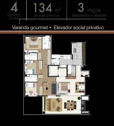 Romanée Vila Romana 134mts 3 Suites