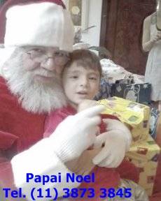 Papai Noel para festa de confraternização, empresa, escolas, residencias e outros