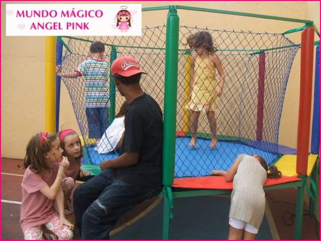 Aluguel de Brinquedos e Barraquinhas para Festas - Mundo Mágico Angel Pink