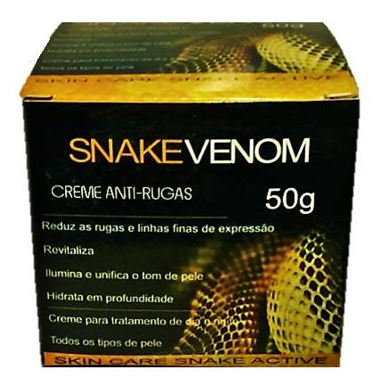 Creme pele rosto Snake Venom Veneno De Cobra