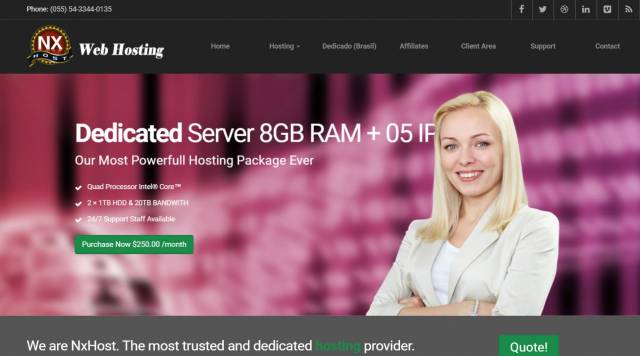 Dedicated Servers, servidor dedicado linux, Web hosting