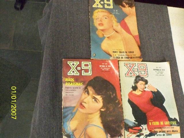 Revista X-9 - Contos Policiais dos anos 50 - Raridades