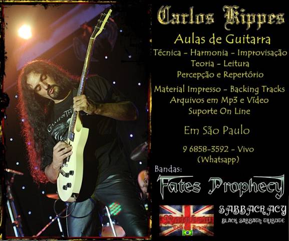 Aulas de guitarra - Metro Tucuruvi - Carlos Kippes