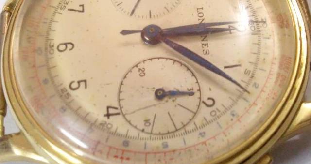 Relógio Longines em ouro amarelo modelo cronografo
