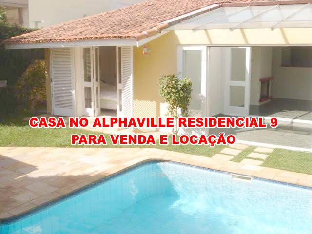 Casa a venda Alphaville Venda e Locação Santana de Parnaíba - Residencial 9