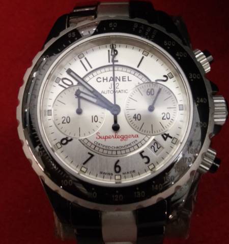 Relógio Chanel em ceramica automatico cronografo