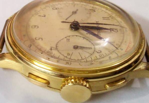 Relógio Longines em ouro amarelo modelo cronografo