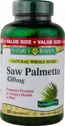 Saw Palmetto 450mg 250caps Natures Bounty