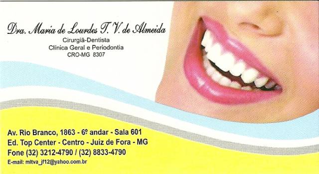 Dentista Dra.Maria de Lourdes TV Almeida