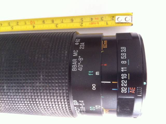 Vendo lente Zoom/telefotografico Tamron 60 x 300 mm