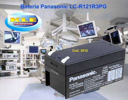 Bateria Recarregável Panasonic 12V / 1, 3 Ah - LC-R121R3PG