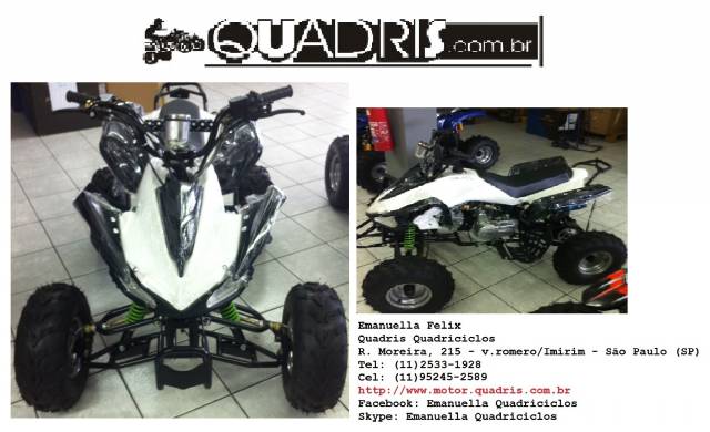 Quadriciclo 125cc semi automático aro 7
