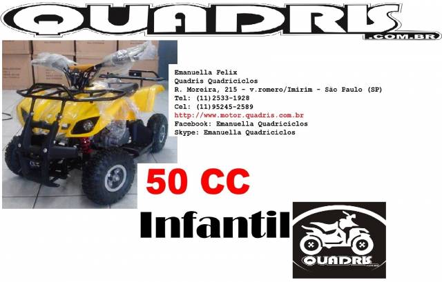 Quadriciclo 50cc automático 2 tempos modelo hummer