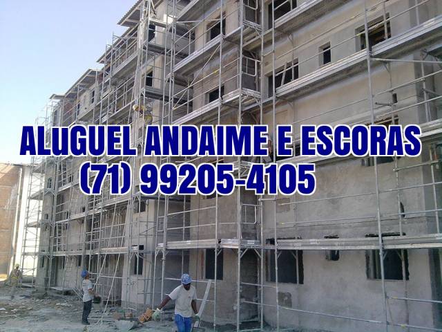 ALUGUEL DE ANDAIMES E ESCORAS SALVADOR 71 992054105
